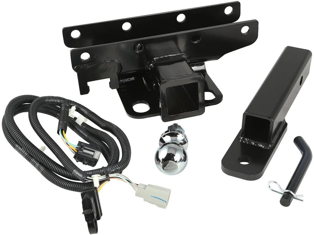 Rugged Ridge by RealTruck Trailer Hitch Kit for Wrangler JK | 2" Ball, Rated to Tow 2,000-Lbs | 11580.54 | appropriate with 2007-2018 Jeep Wrangler JK