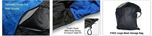 Weatherproof Jet Ski Covers for Yamaha Wave Runner XL 1200 Ltd 1999-2000 - Blue/Black Color - All elements - Trailerable - Protects from Rain, Sun, and More! Includes Trailer Straps and Storage Bag