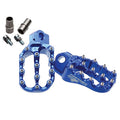 Fastway Evo Air Motorcycle Foot Pegs Kit Blue appropriate With Sherco 250 SEF-R Six Days 2017