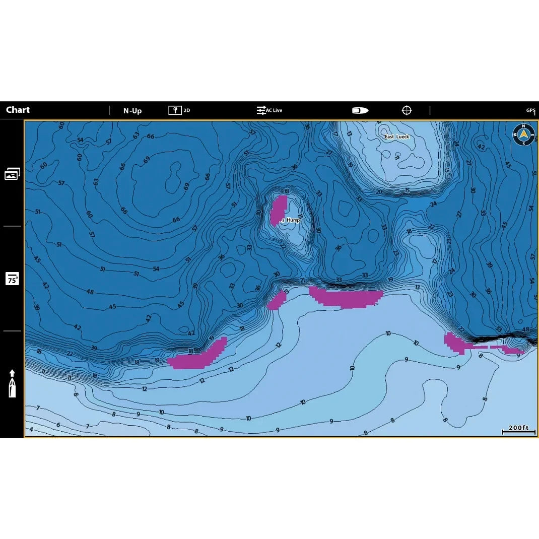 Humminbird LakeMaster Premium Western State V1 One ship Ntwrk VX Technology