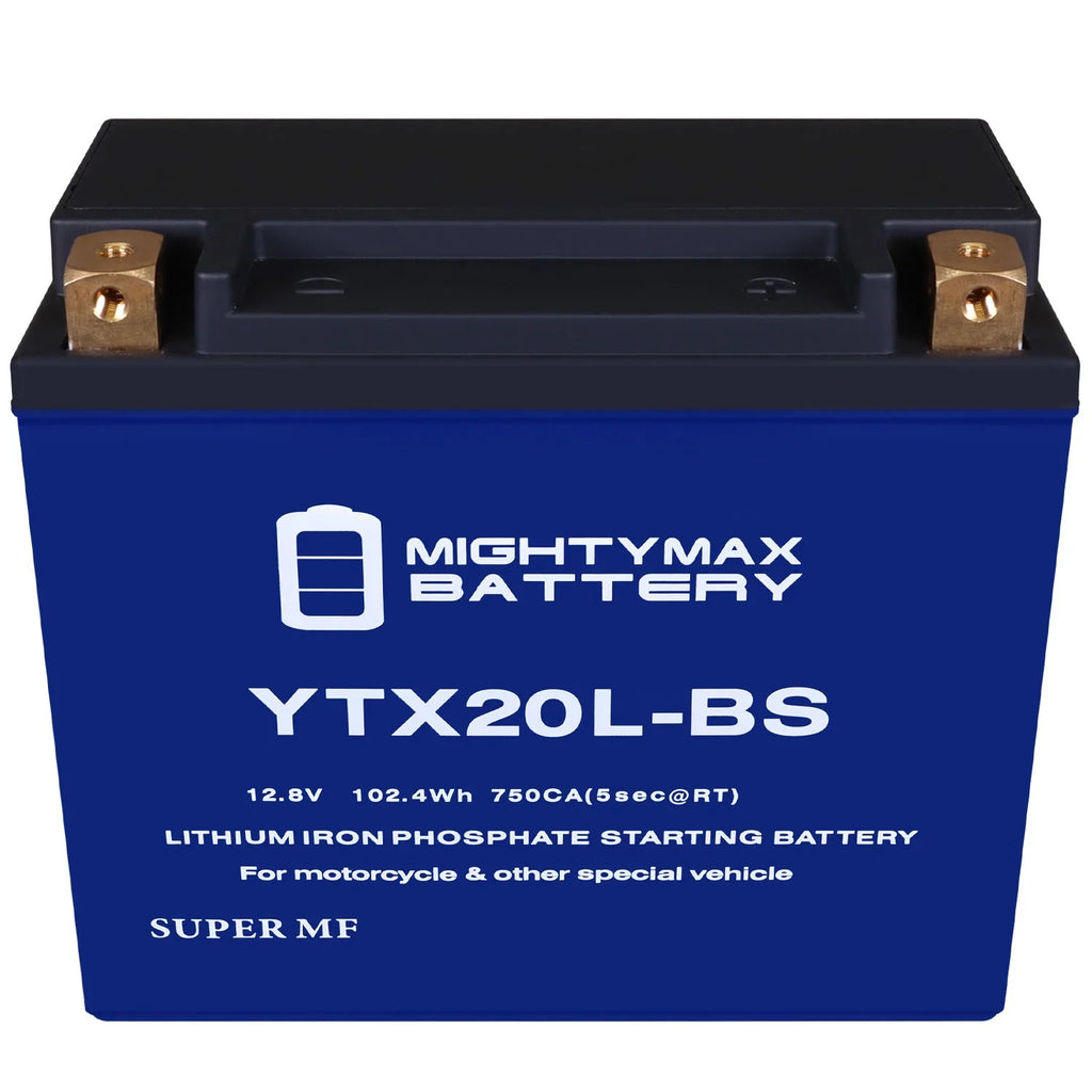 YTX20L-BS Lithium Replacement Battery matching with Kawasaki Jet Ski 1500 SXR 17-20