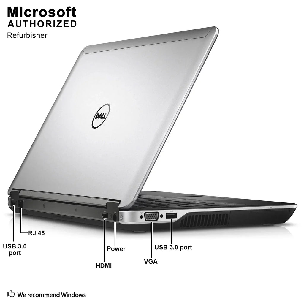 Latitude E6440 14 Business Laptop,  Core I3-4000M 2.4GHZ, 16G DDR3L, 512G SSD, DVDVGA, HDMI, Windows 10 Pro 64 Bit-Multi-Language(EN/ES/FR) Used Grade A