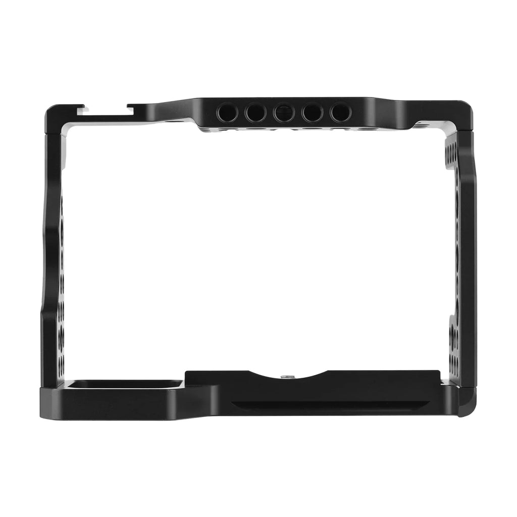Camera Cage Aluminum Alloy Video Cage Replacement for  A7M3 A7R3 A9 Mirrorless Camera with Cold Shoe Mount 1/4 Inch & 3/8 Inch Screw Holes