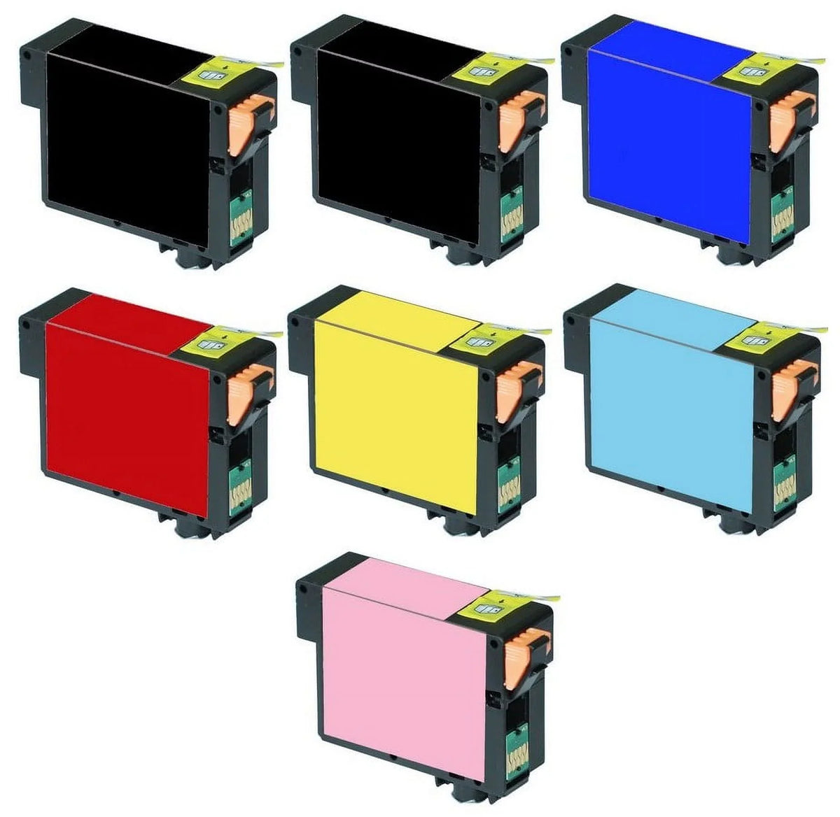 157) (C13T157120-2B5CS). PrinterDash Replacement for Stylus Photo R3000 Inkjet Combo Pack (2-PBK/1-C/M/Y/LC/LM) (NO