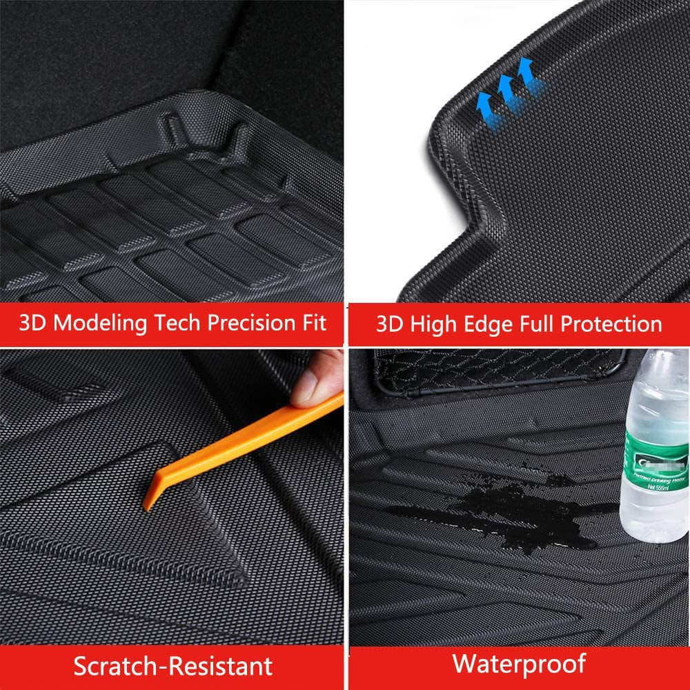 TPO Cargo Mats Cargo Liner Protection For 2017-2022 Honda CRV All climate No Hybrid