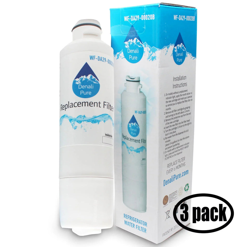 3-Pack Replacement for  RSG307AAWP/XAA Refrigerator moisture Filter - matching with  DA29-00020B, DA29-00020A, HAF-CIN Fridge aqua Filter Cartridge