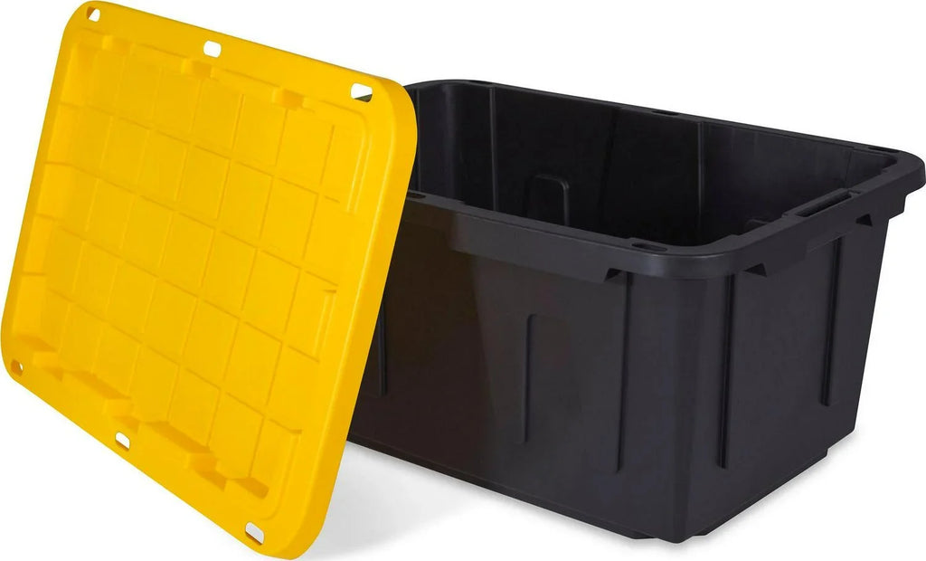 Tote, Polypropylene. Tough Box 27 gal