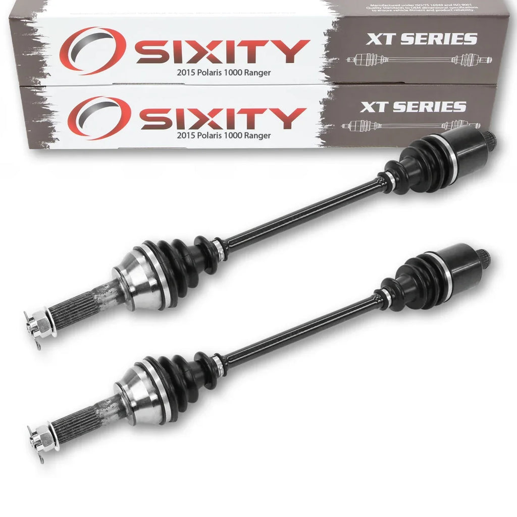 2 pc Sixity XT Rear Left Right Axle matching with Polaris Ranger 1000 2015 - R15RTAD1AA EA DIESEL 4X4