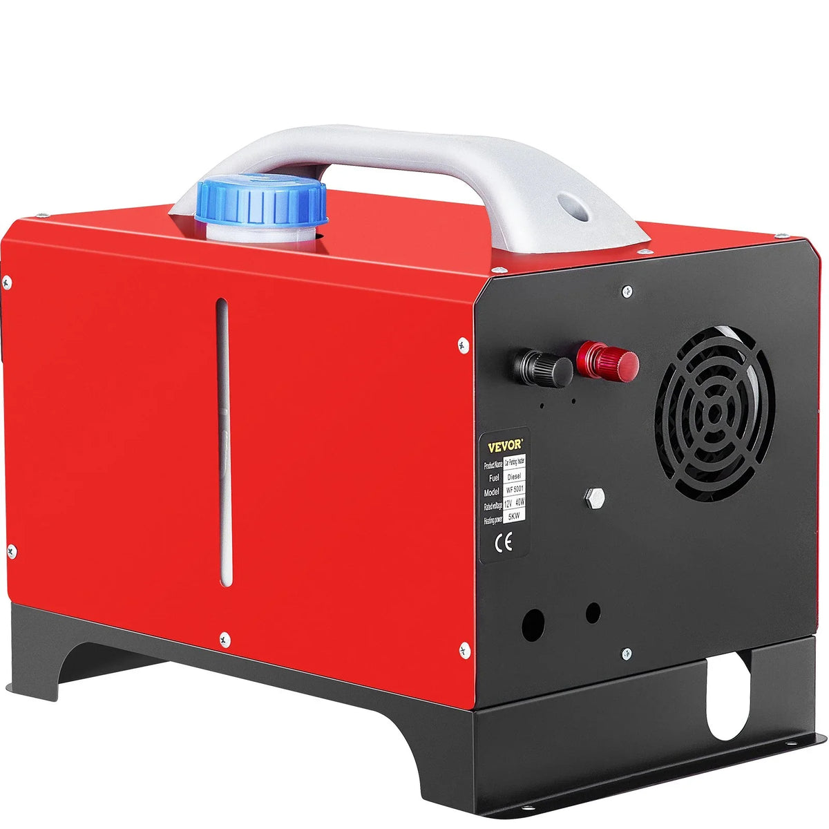 VEVOR 5KW 12V Diesel Air Heater with Remote Control and LCD, Fast Heating Mini Truck Heater for RV, ship, Bus, Car Trailer, Motorhomes