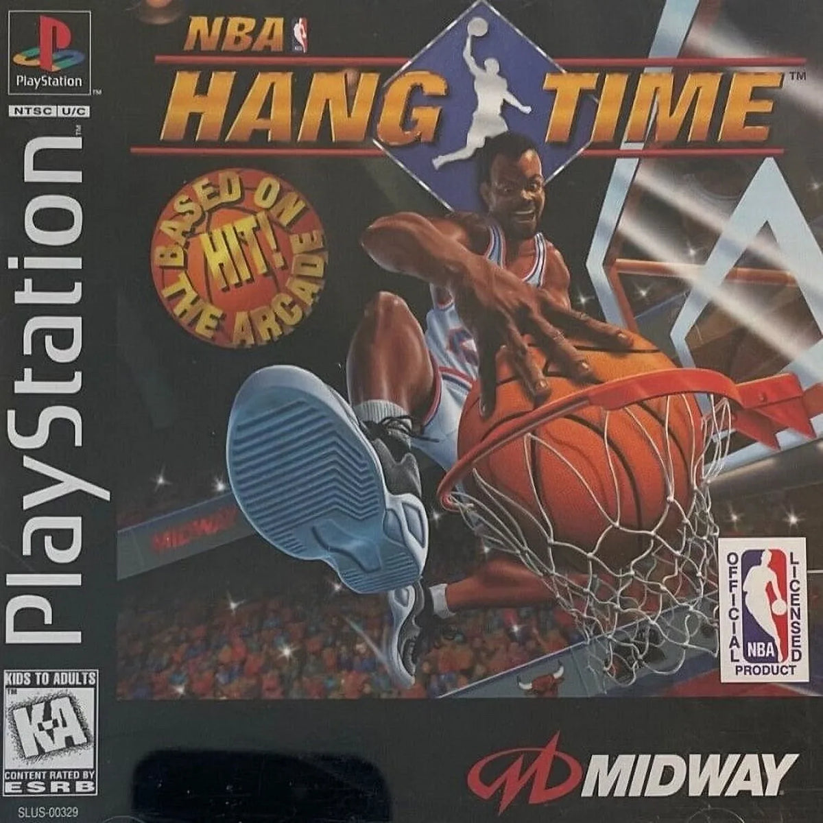 Restored NBA Hang Time ( PlayStation 1, 1996) Basketball Game (Refurbished)