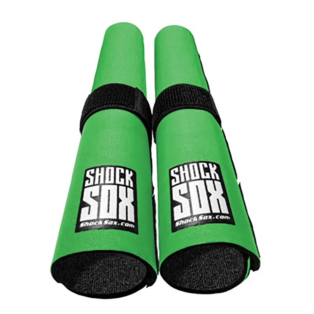 Shock Sox Fork Seal Guards 37-50mm Fork Tube 13 Green suitable With Sherco 250 SE-R 2021