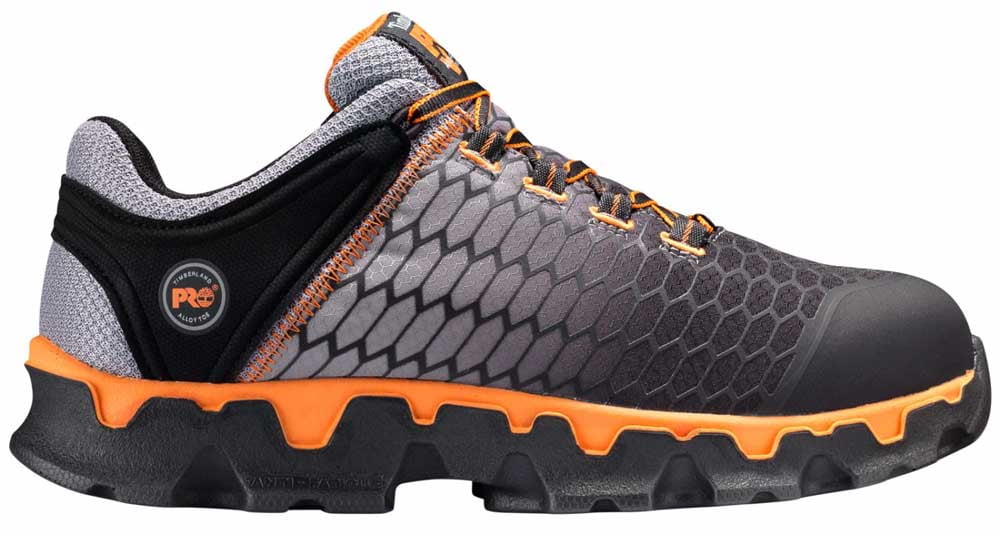 Timberland PRO  Powertrain Sport Men's,Grey/Orange, Alloy Toe, SD, Sport Shoe (11.5 W)