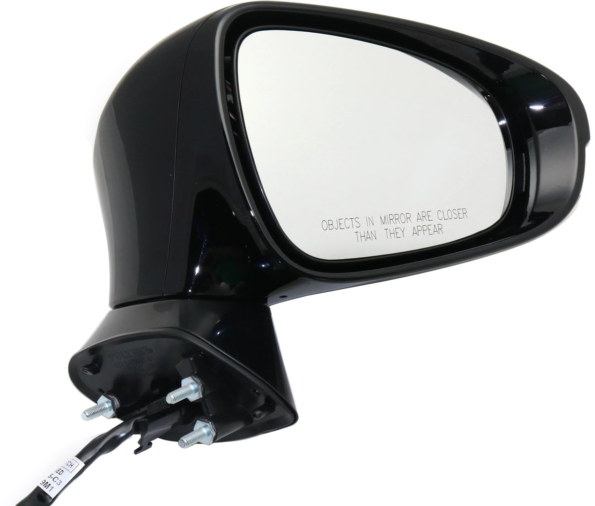 Mirror appropriate With 2013-2017 Lexus GS450h GS350 Right Passenger Side Heated In-housing Signal Light Paintable Kool-Vue