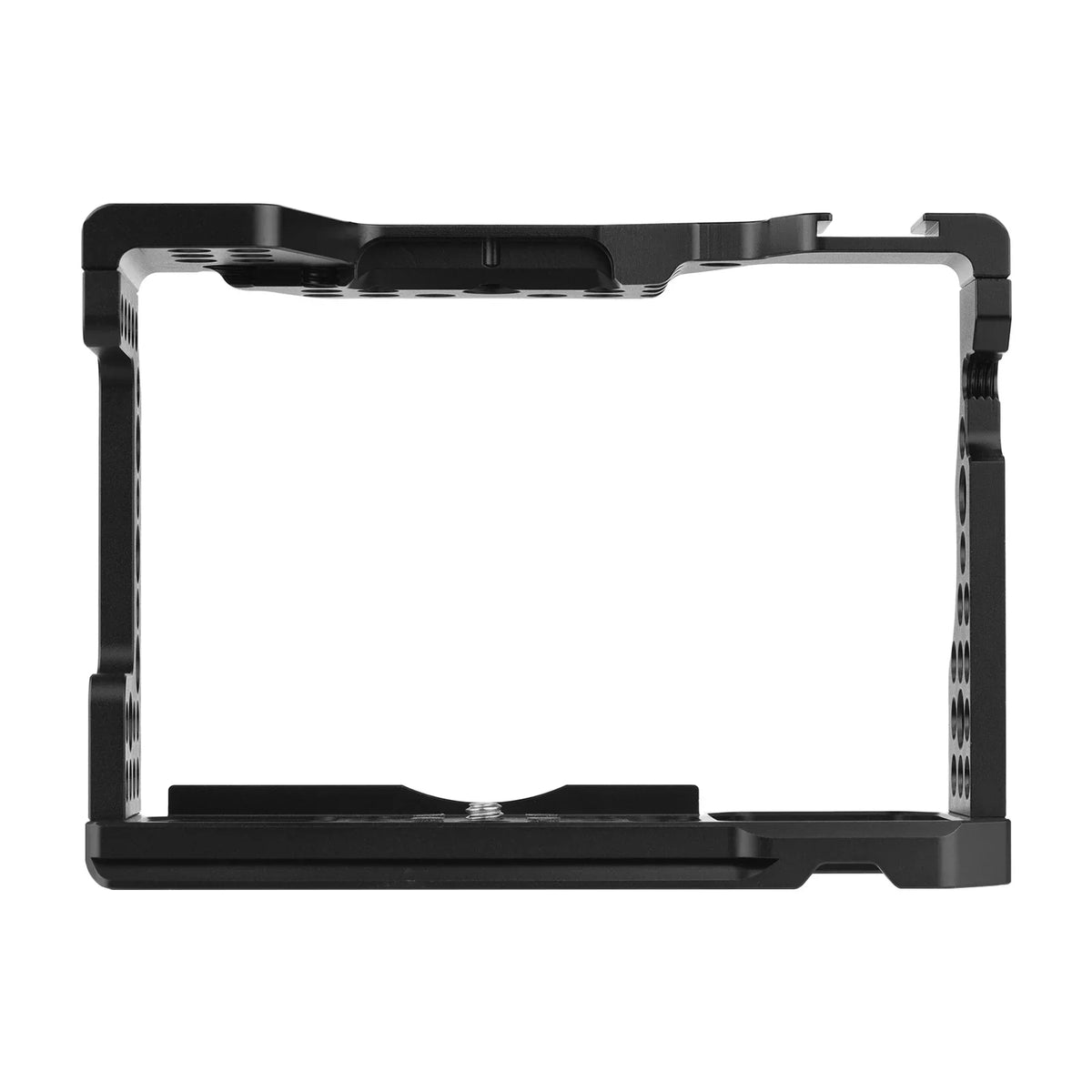 Camera Cage Aluminum Alloy Video Cage Replacement for  A7M3 A7R3 A9 Mirrorless Camera with Cold Shoe Mount 1/4 Inch & 3/8 Inch Screw Holes