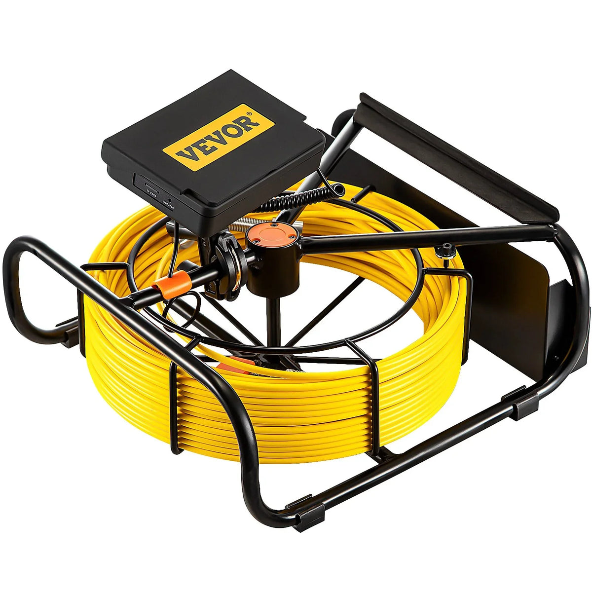 VEVOR Sewer Camera - 98.4 FT Cable, 4.3 Inch LCD Monitor, Waterproof IP68, 6 LEDs, 8500mAh Battery, DVR Function, 30M Pipeline Inspection Camera