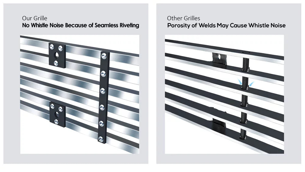 APS Premium Stainless Steel Chrome 8x6 Billet Grille matching with Chrysler 300 300C 2011-2014 Lower Bumper N19-S10366R