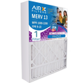 20x25x5 Air Filter MERV 13 Comparable to MPR 1500 - 2200 & FPR 9 matching with Honeywell FC100A1037 Premium USA Made 20x25x5 Furnace Filter 1 Single Filter by AIRX FILTERS WICKED CLEAN AIR.