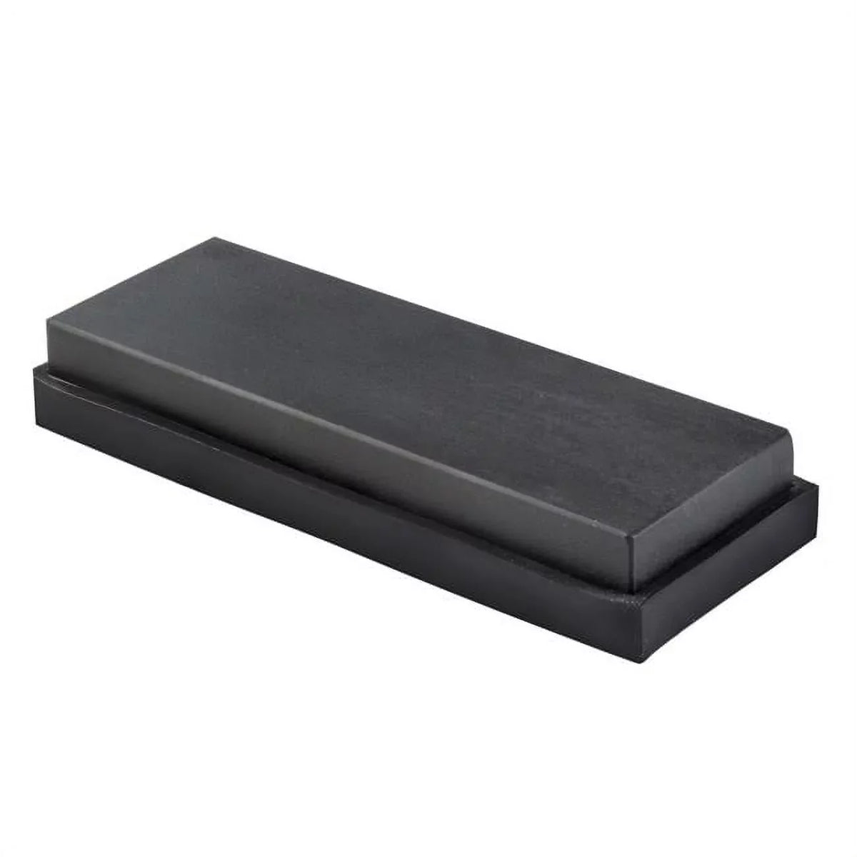 RH Preyda  2019 Dunston Hard Black Arkansas Bench Stone in Wood Box, 10 x 2 x 0.5 in.