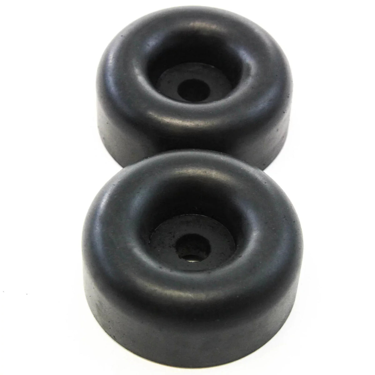 Red Hound Auto 24 Rubber Bumpers for Trailer matching with Ramp Door Truck 2.5 Inches Round Replacement Cargo Stop