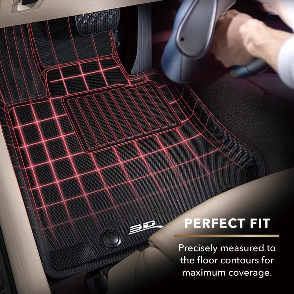 3D MAXpider KAGU Floor Mat (BLACK) suitable with MAZDA CX-9 6-SEATS 2020-2023 - Third Row